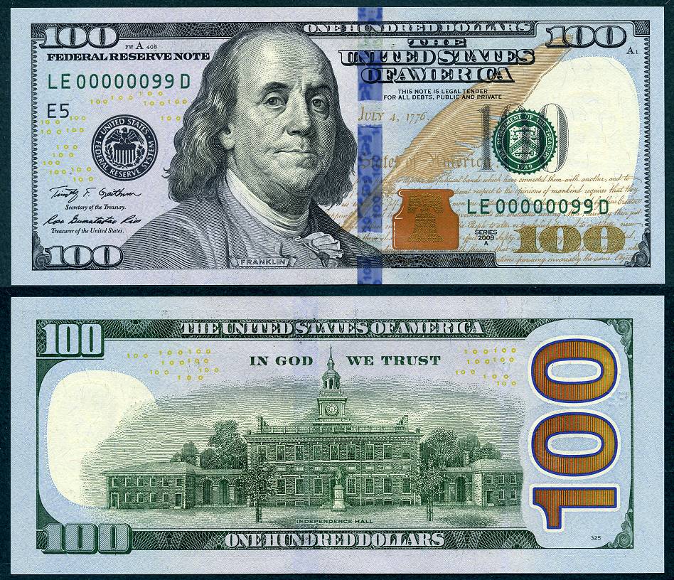 2009a-100-federal-reserve-note-number-99-ninety-nine-kalvin-jack